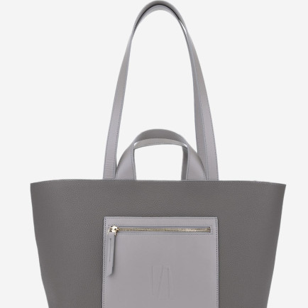 Valmenti Cool Kadın Gri Hakiki Deri Kol Çantası Valmenti Cool Kadın Gri Hakiki Deri Kol Çantası