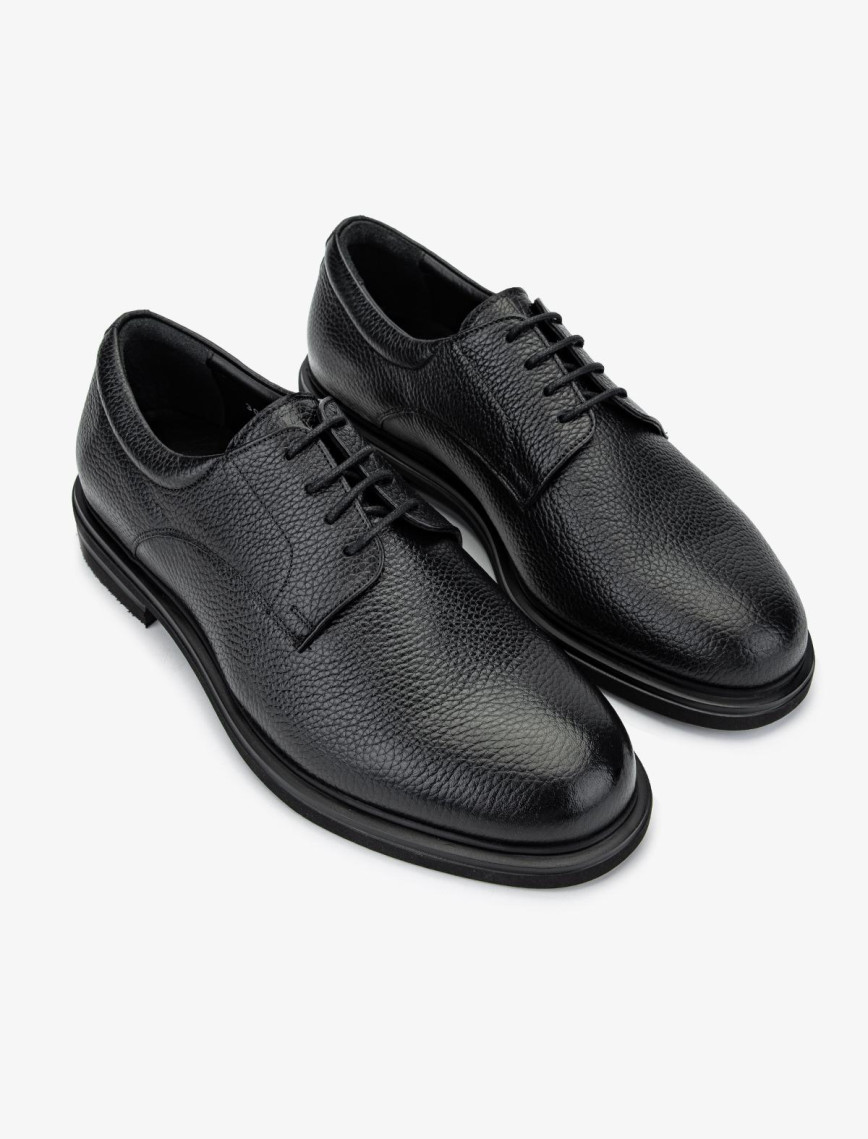 Valmenti Erkek Hakiki Deri Siyah Floter Klasik Ayakkabı Valmenti Erkek Hakiki Deri Siyah Floter Klasik Ayakkabı