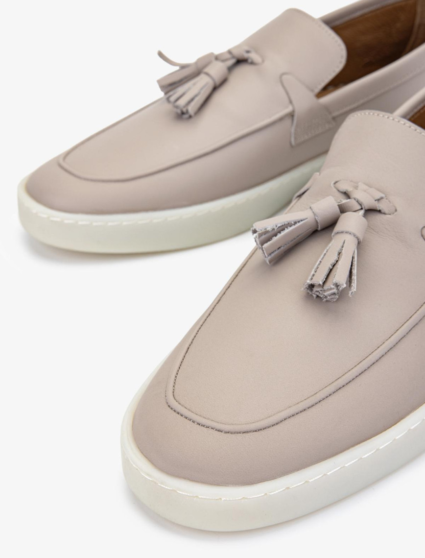 Valmenti Vivian Erkek Bej Hakiki Deri Loafer Ayakkabı Valmenti Vivian Erkek Bej Hakiki Deri Loafer Ayakkabı