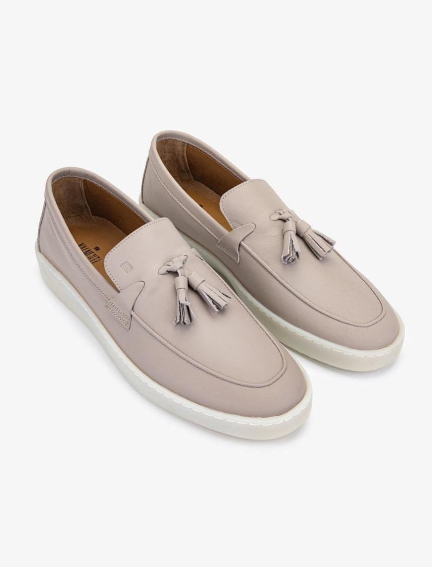 Valmenti Vivian Erkek Bej Hakiki Deri Loafer Ayakkabı Valmenti Vivian Erkek Bej Hakiki Deri Loafer Ayakkabı