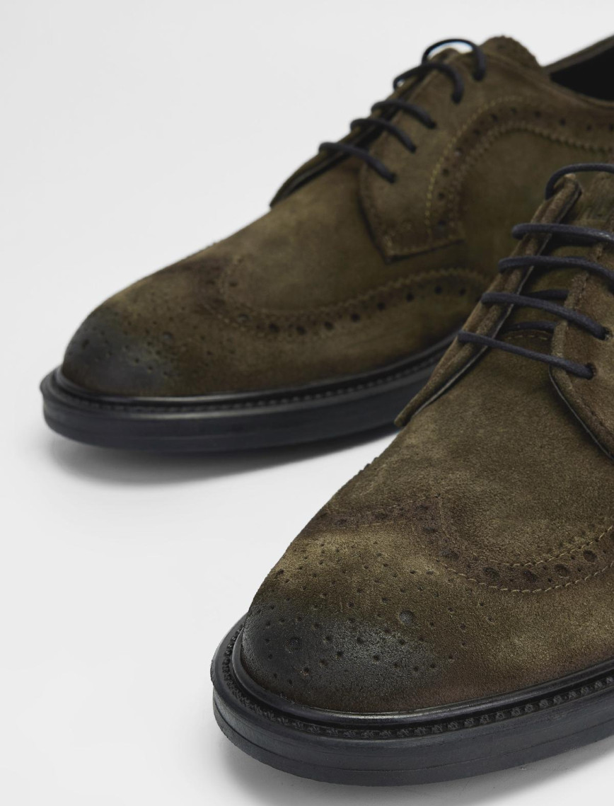 Valmenti Erkek Yeşil Süet Hakiki Deri Casual Ayakkabı Valmenti Erkek Yeşil Süet Hakiki Deri Casual Ayakkabı