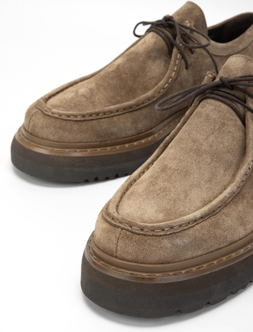 Valmenti Erkek Tarçın Süet Hakiki Deri Casual Ayakkabı