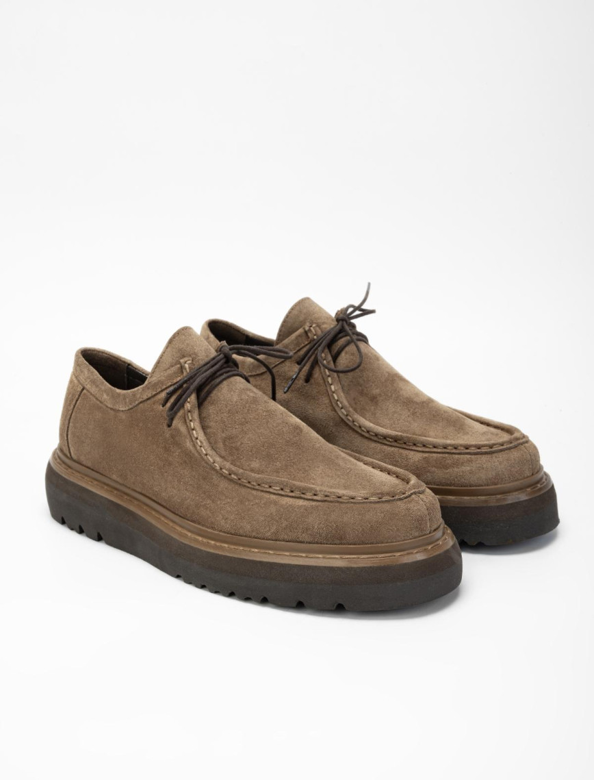 Valmenti Erkek Tarçın Süet Hakiki Deri Casual Ayakkabı