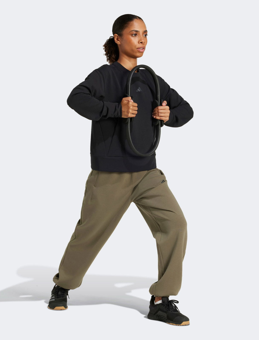 adidas Designed For Warm Up Kadın Haki Eşofman Altı adidas Designed For Warm Up Kadın Haki Eşofman Altı