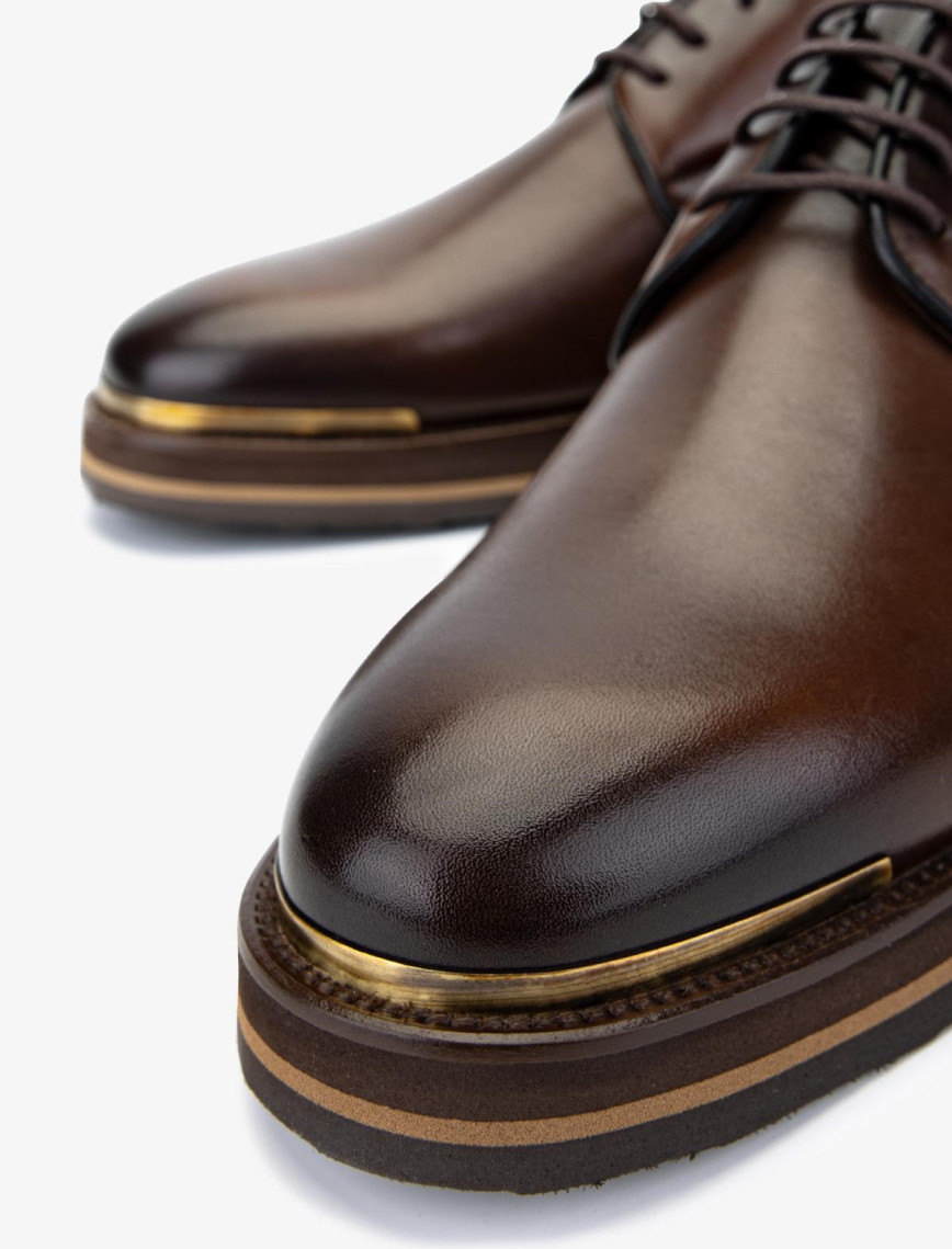 Valmenti Erkek Hakiki Deri Kahverengi Klasik Ayakkabı Valmenti Erkek Hakiki Deri Kahverengi Klasik Ayakkabı