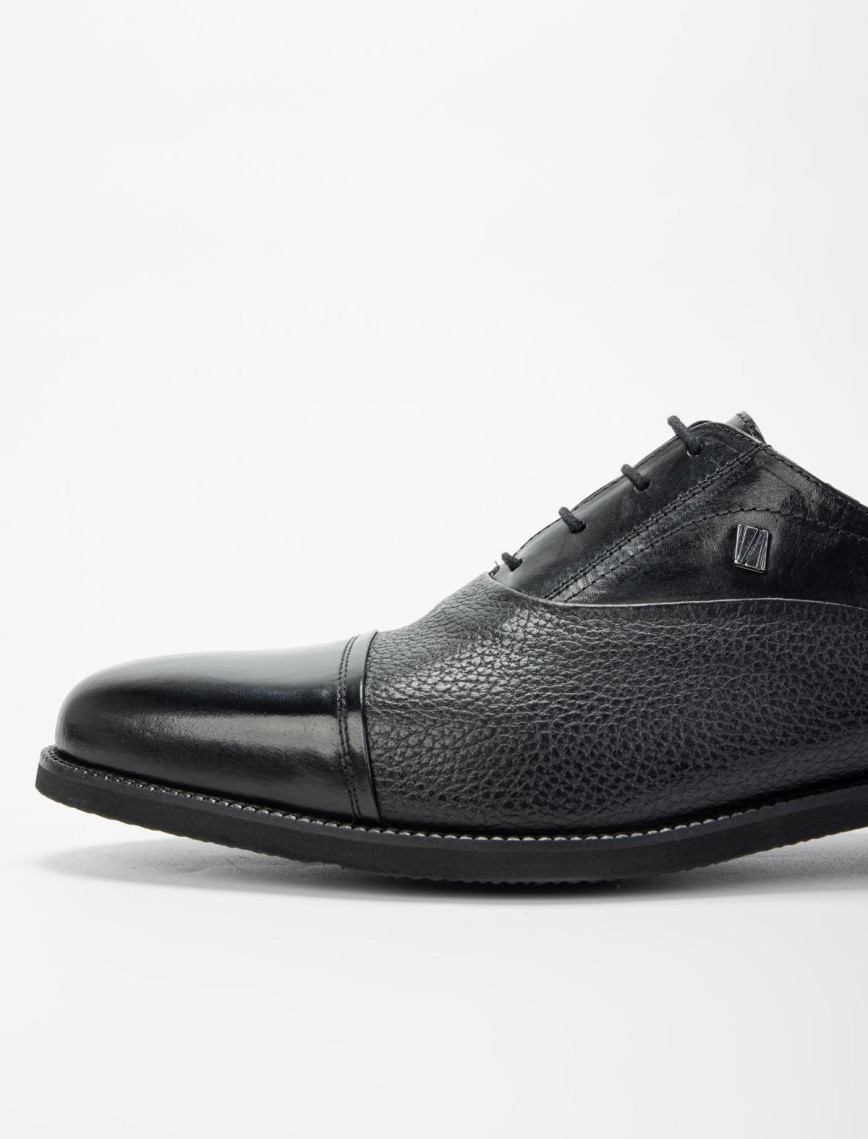 Valmenti Broborus Erkek Siyah Bfl/syh Hakiki Deri Klasik Ayakkabı Valmenti Broborus Erkek Siyah Bfl/syh Hakiki Deri Klasik Ayakkabı