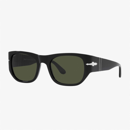 PERSOL 0PO3308S Unisex Siyah Güneş Gözlüğü PERSOL 0PO3308S Unisex Siyah Güneş Gözlüğü