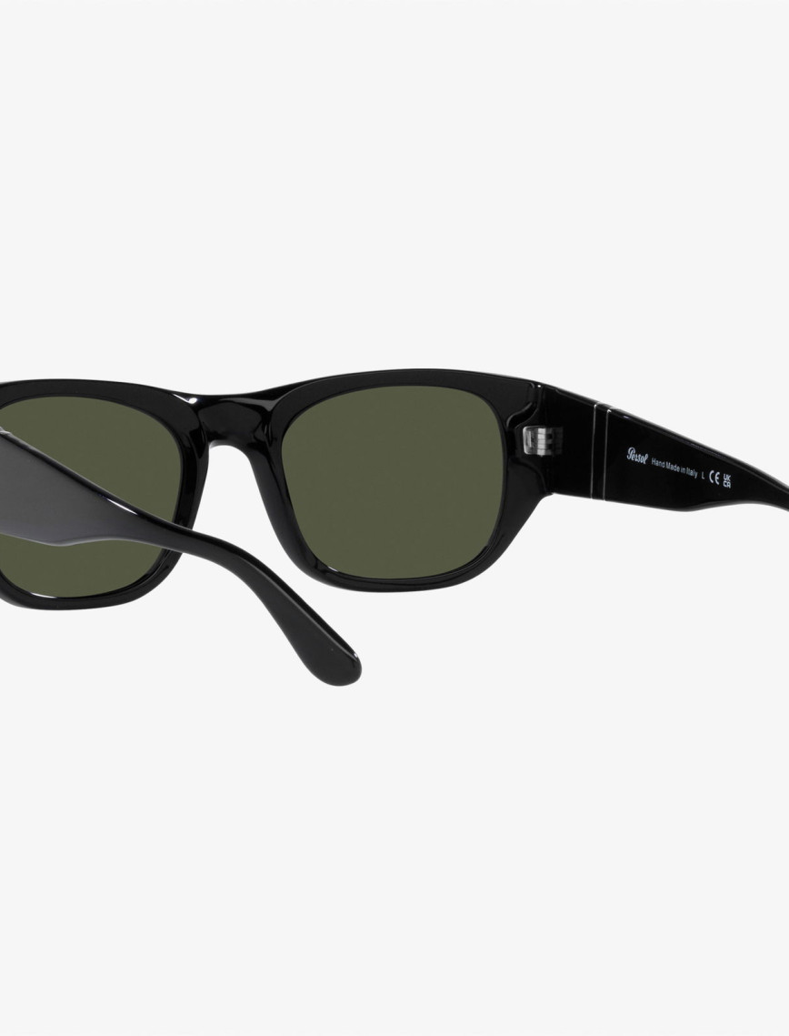 PERSOL 0PO3308S Unisex Siyah Güneş Gözlüğü PERSOL 0PO3308S Unisex Siyah Güneş Gözlüğü