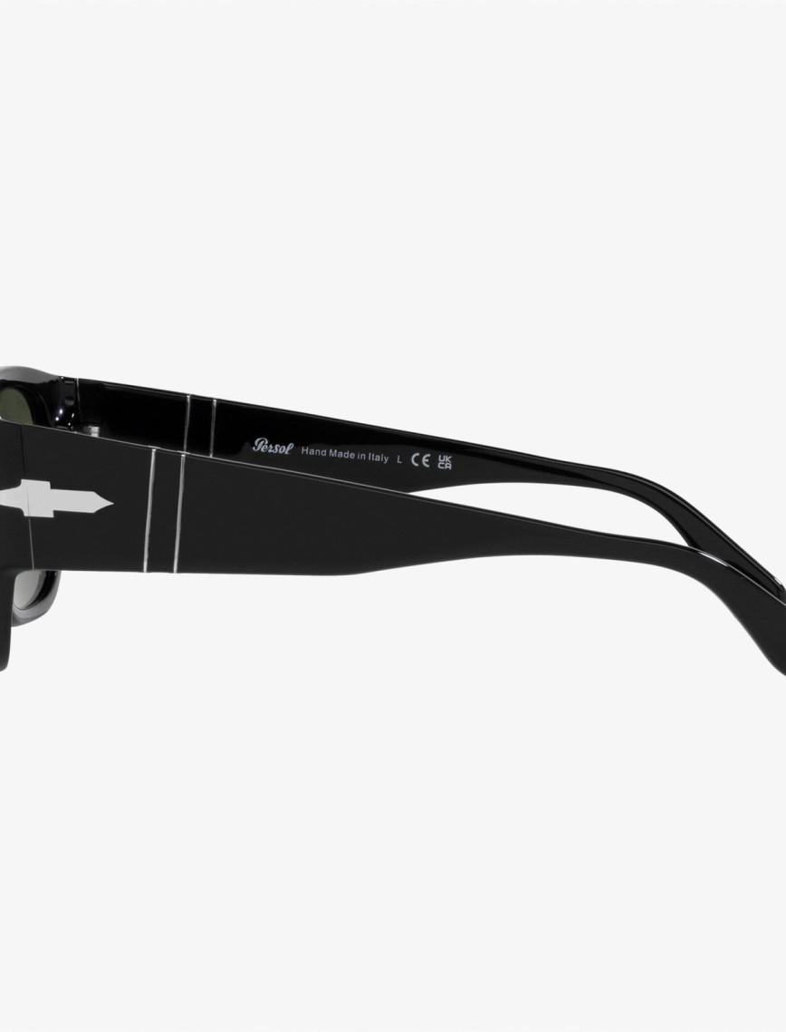 PERSOL 0PO3308S Unisex Siyah Güneş Gözlüğü PERSOL 0PO3308S Unisex Siyah Güneş Gözlüğü