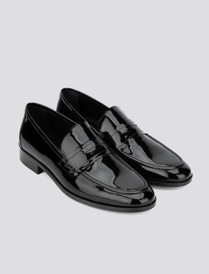 Valmenti Vali Erkek Siyah Rugan Hakiki Deri Klasik Ayakkabı Valmenti Vali Erkek Siyah Rugan Hakiki Deri Klasik Ayakkabı