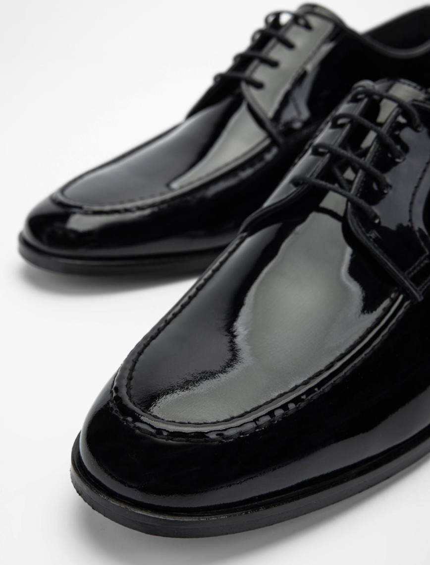 Valmenti Agathe Erkek Siyah Rugan Hakiki Deri Klasik Ayakkabı Valmenti Agathe Erkek Siyah Rugan Hakiki Deri Klasik Ayakkabı