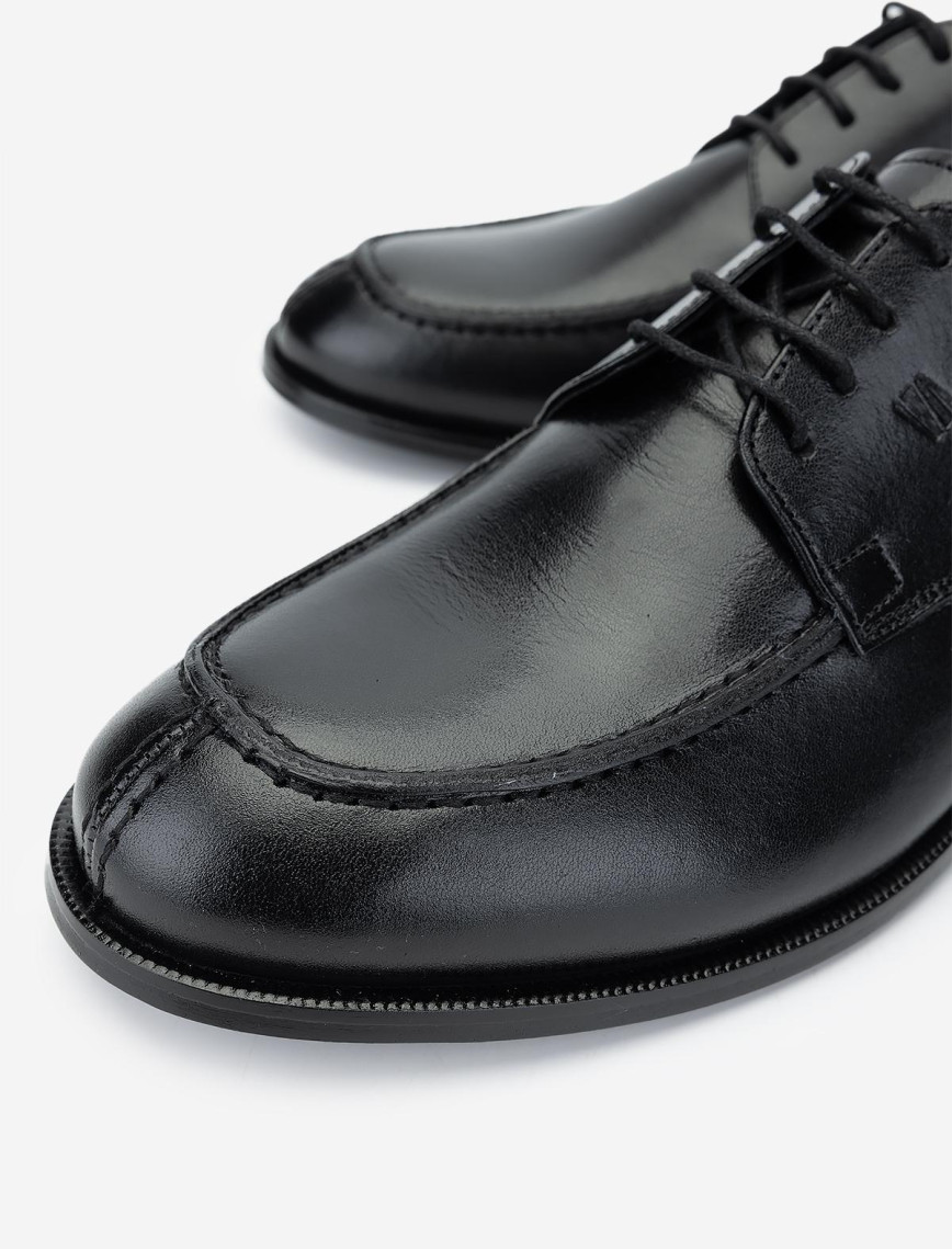 Valmenti Erkek Hakiki Deri Siyah Klasik Ayakkabı Valmenti Erkek Hakiki Deri Siyah Klasik Ayakkabı