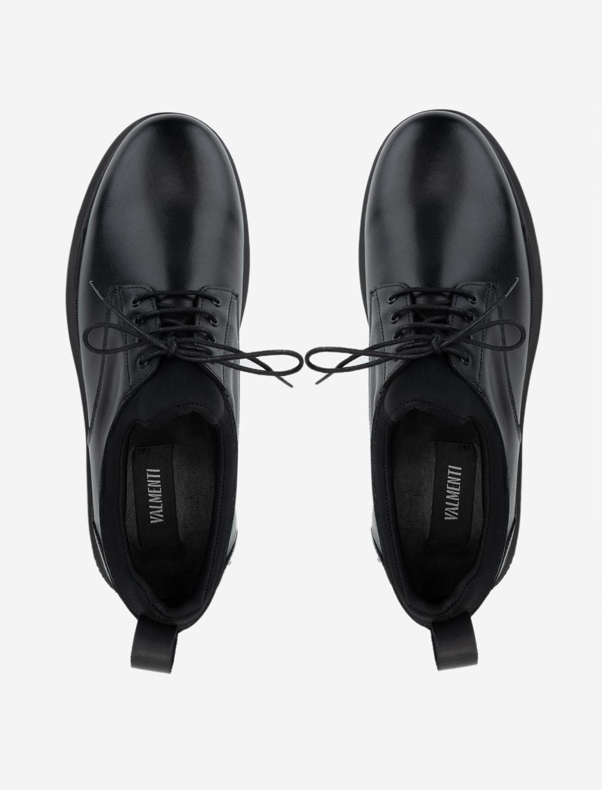 Valmenti Erkek Hakiki Deri Siyah Deri Casual Ayakkabı Valmenti Erkek Hakiki Deri Siyah Deri Casual Ayakkabı
