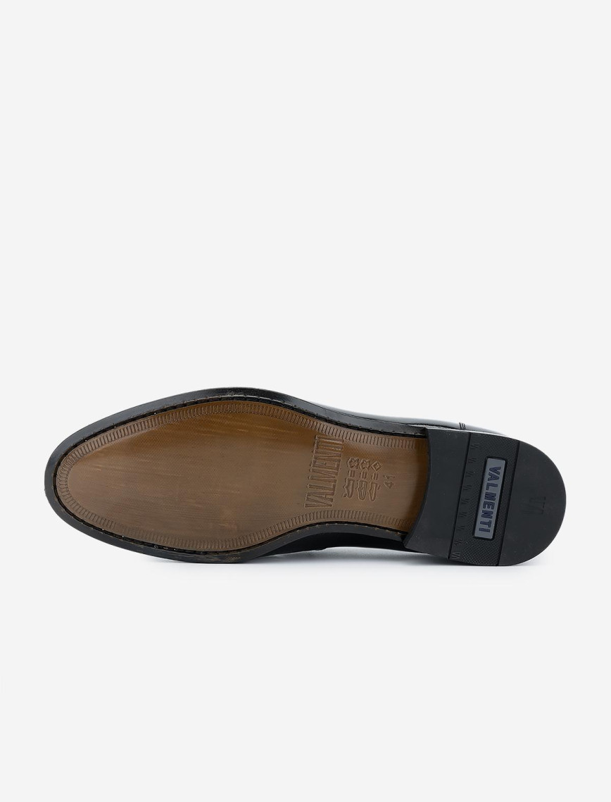 Valmenti Erkek Hakiki Deri Siyah Rugan Klasik Ayakkabı Valmenti Erkek Hakiki Deri Siyah Rugan Klasik Ayakkabı