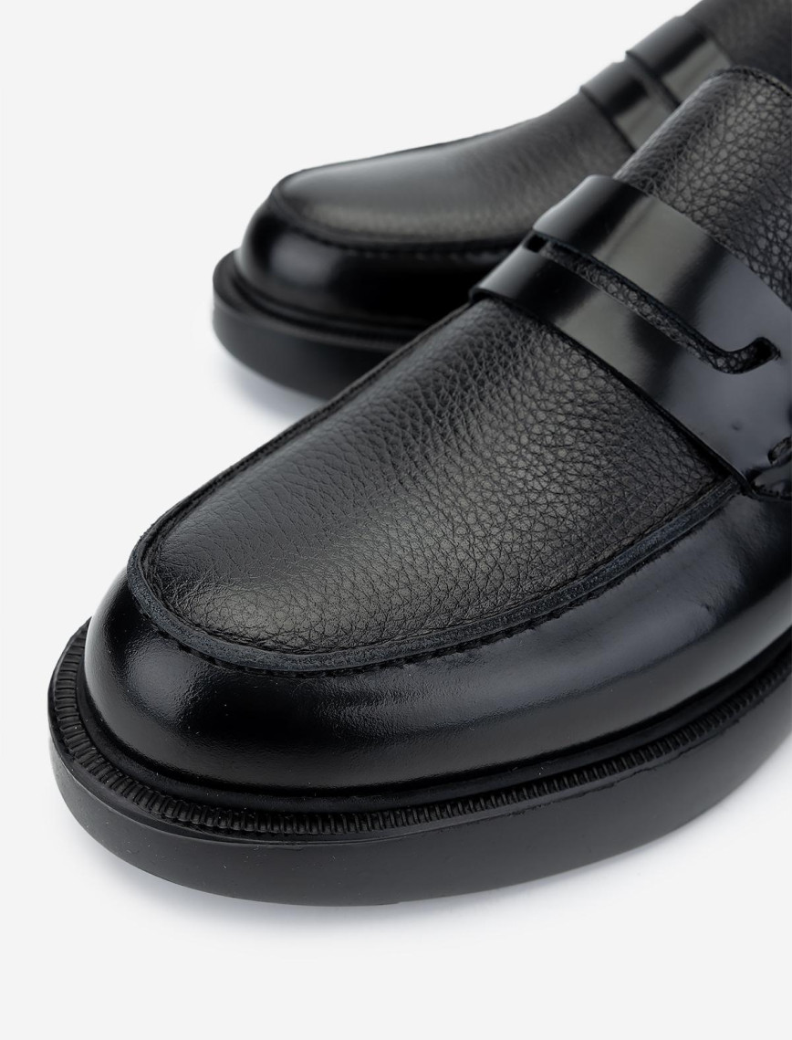 Valmenti Erkek Hakiki Deri Siyah Loafer Ayakkabı Valmenti Erkek Hakiki Deri Siyah Loafer Ayakkabı