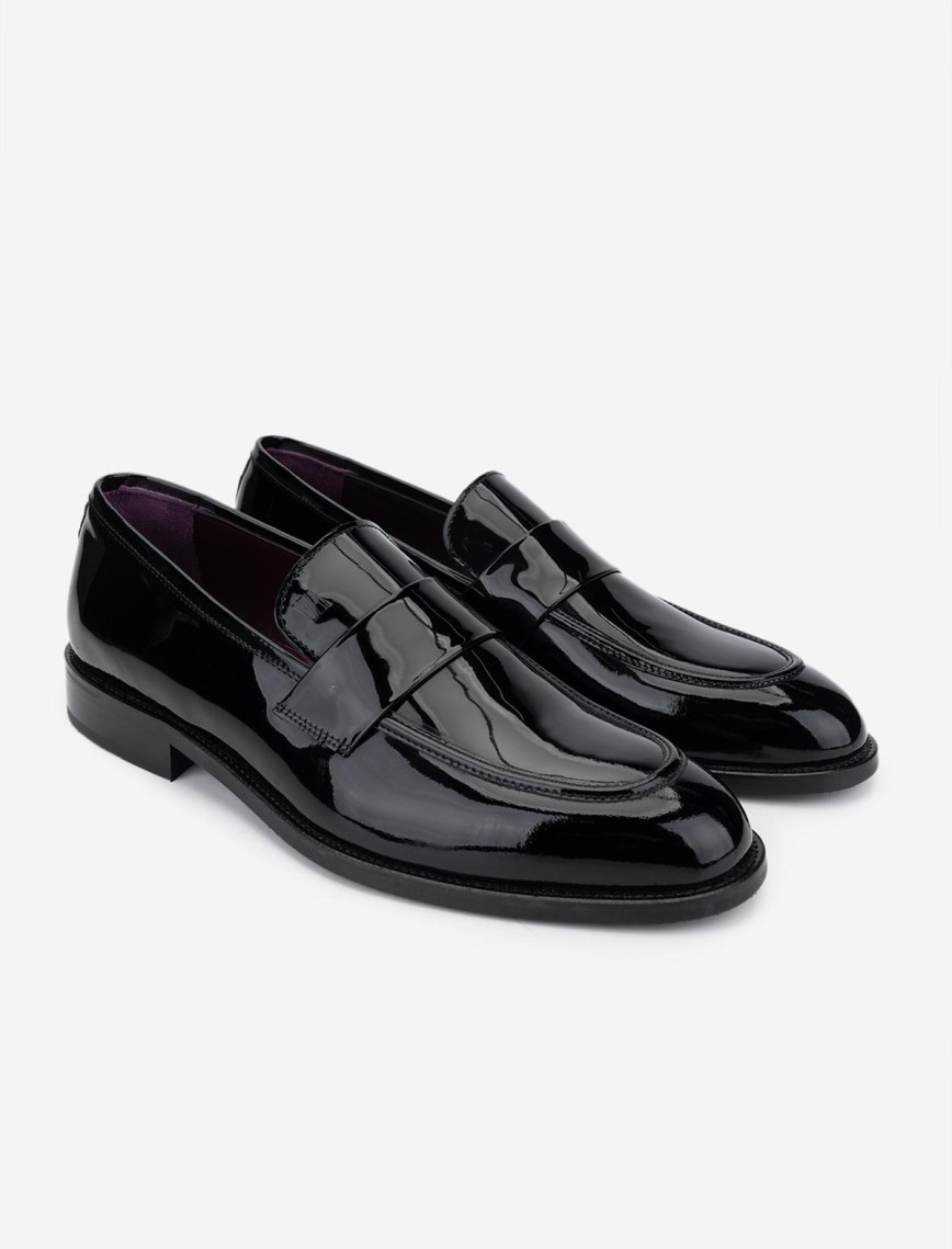 Valmenti Erkek Hakiki Deri Siyah Rugan Loafer Ayakkabı Valmenti Erkek Hakiki Deri Siyah Rugan Loafer Ayakkabı