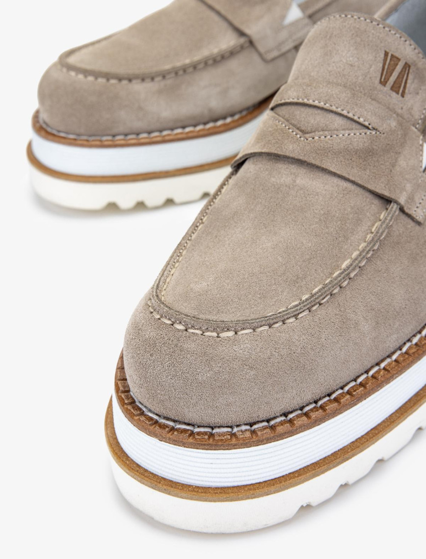 Valmenti EVA Erkek Kum Süet Hakiki Deri Loafer Ayakkabı Valmenti EVA Erkek Kum Süet Hakiki Deri Loafer Ayakkabı