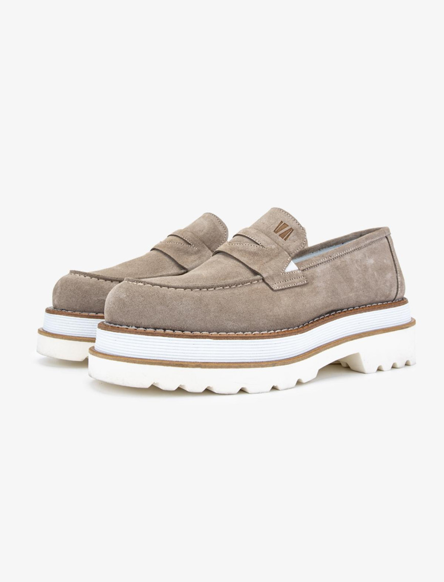 Valmenti EVA Erkek Kum Süet Hakiki Deri Loafer Ayakkabı Valmenti EVA Erkek Kum Süet Hakiki Deri Loafer Ayakkabı