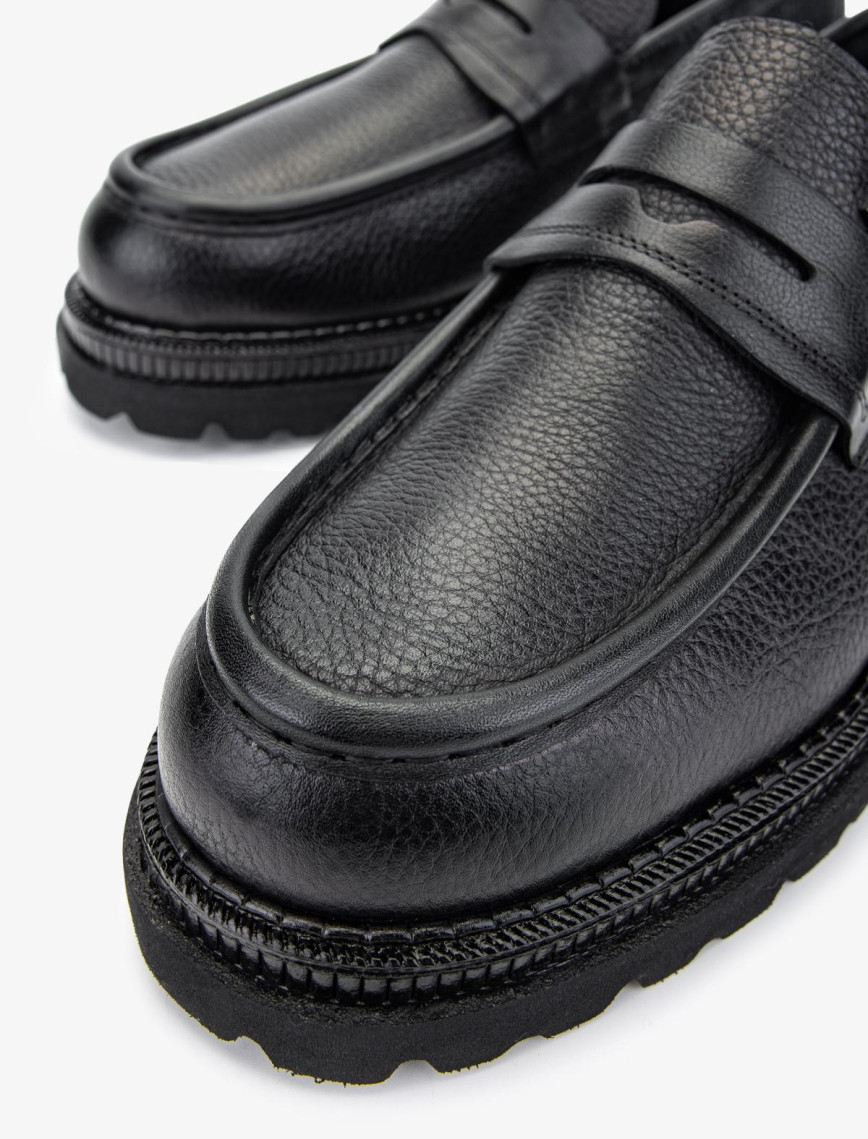 Valmenti Erkek Hakiki Deri Siyah Floter Loafer Ayakkabı Valmenti Erkek Hakiki Deri Siyah Floter Loafer Ayakkabı