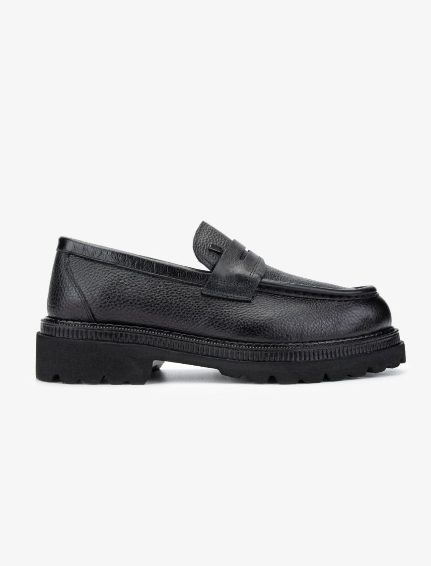 Valmenti Erkek Hakiki Deri Siyah Floter Loafer Ayakkabı Valmenti Erkek Hakiki Deri Siyah Floter Loafer Ayakkabı