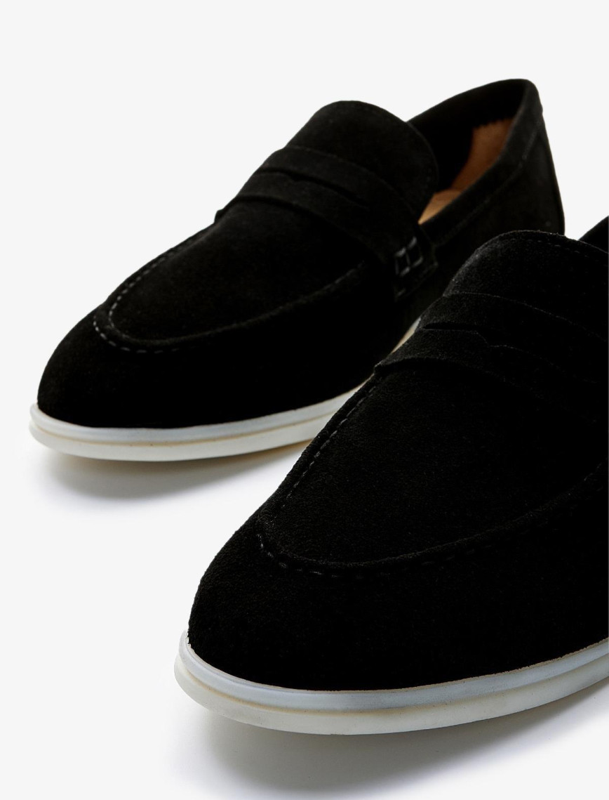 Valmenti Lucio Erkek Siyah Süet Hakiki Deri Loafer Ayakkabı Valmenti Lucio Erkek Siyah Süet Hakiki Deri Loafer Ayakkabı