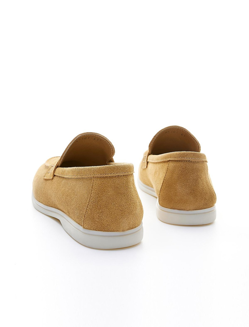 Valmenti Lucio Erkek Camel Süet Hakiki Deri Loafer Ayakkabı Valmenti Lucio Erkek Camel Süet Hakiki Deri Loafer Ayakkabı