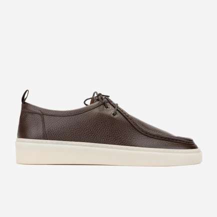 Valmenti Erkek Hakiki Deri Kahverengi Casual Ayakkabı