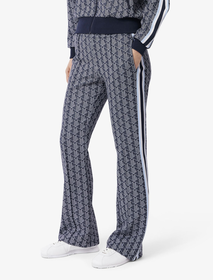 Lacoste Flare Fit Monogram Kadın Lacivert Eşofman Altı Lacoste Flare Fit Monogram Kadın Lacivert Eşofman Altı