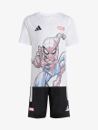 adidas X Marvel Spiderman Çocuk Beyaz/Siyah Şort Takımı adidas X Marvel Spiderman Çocuk Beyaz/Siyah Şort Takımı