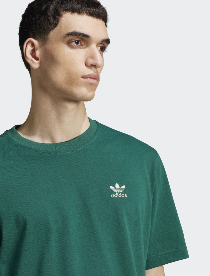 adidas Adicolor Classics Back+Front Trefoil Boxy Yeşil Erkek T-Shirt adidas Adicolor Classics Back+Front Trefoil Boxy Yeşil Erkek T-Shirt