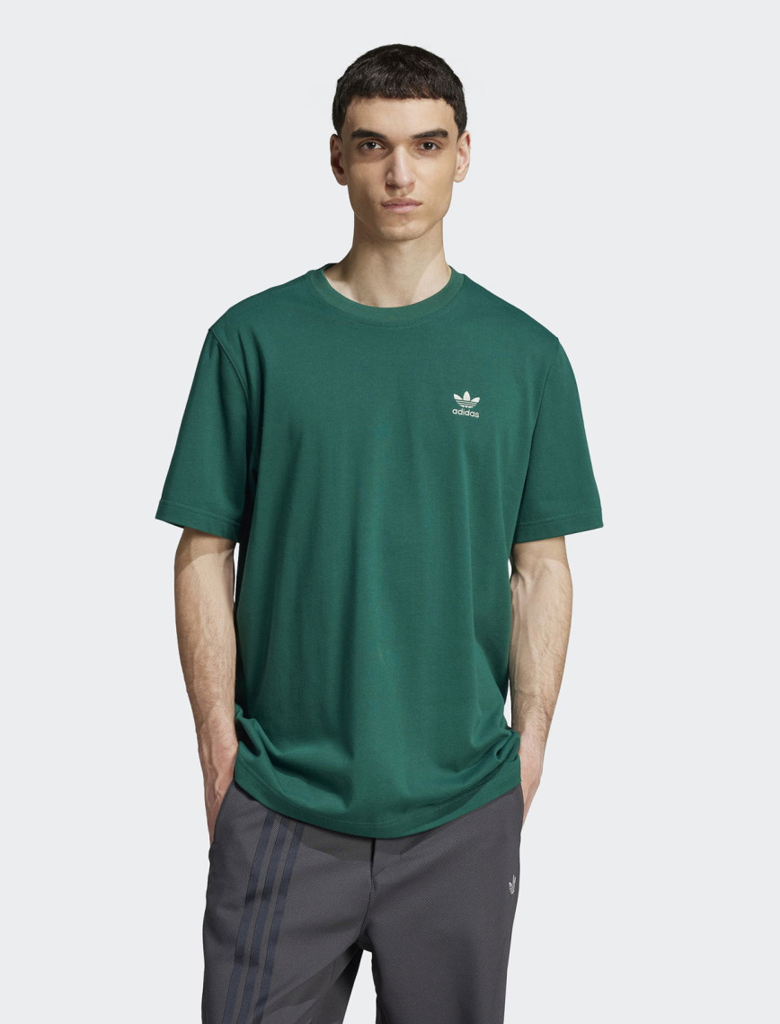 adidas Adicolor Classics Back+Front Trefoil Boxy Yeşil Erkek T-Shirt adidas Adicolor Classics Back+Front Trefoil Boxy Yeşil Erkek T-Shirt