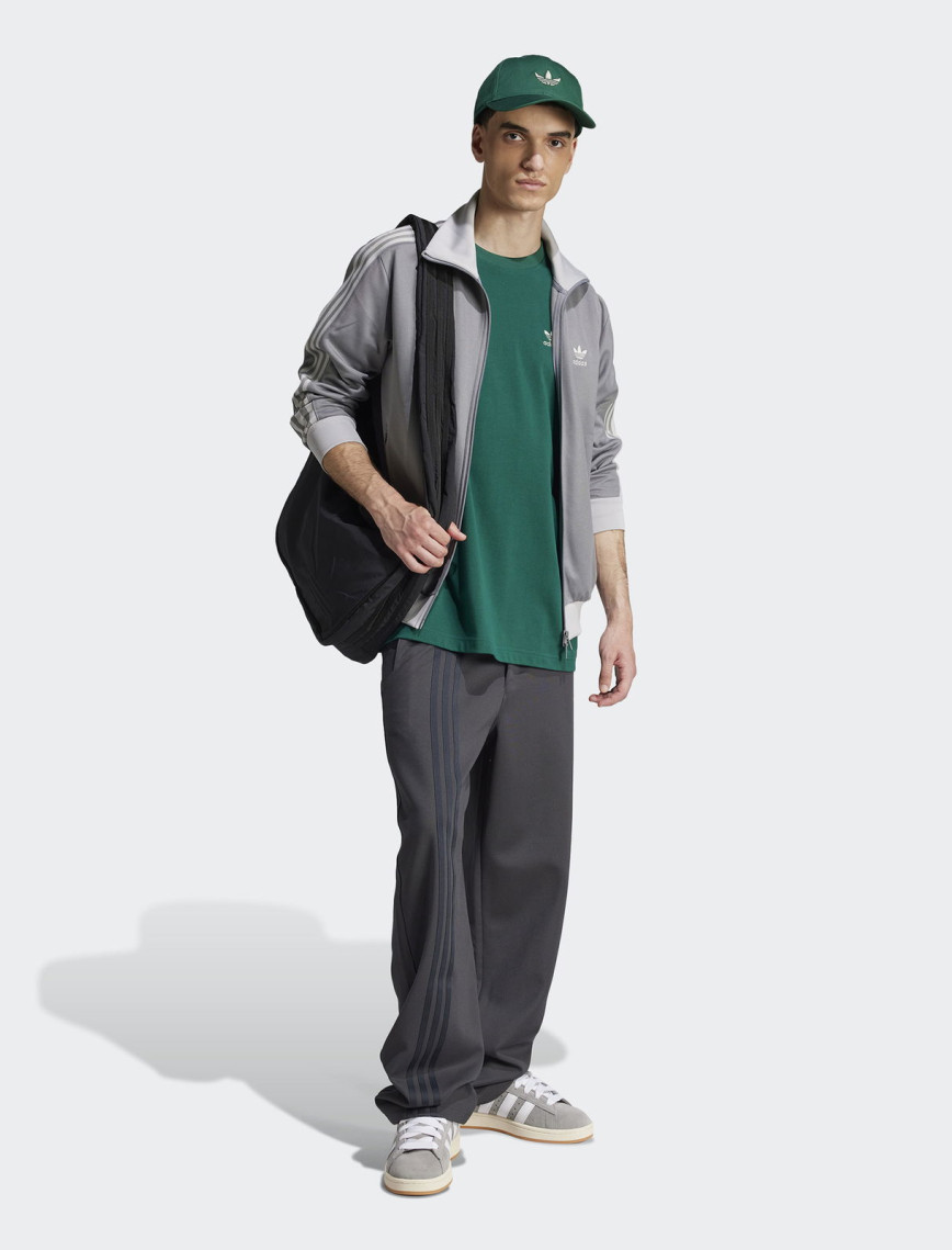 adidas Adicolor Classics Back+Front Trefoil Boxy Yeşil Erkek T-Shirt adidas Adicolor Classics Back+Front Trefoil Boxy Yeşil Erkek T-Shirt