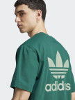 adidas Adicolor Classics Back+Front Trefoil Boxy Yeşil Erkek T-Shirt adidas Adicolor Classics Back+Front Trefoil Boxy Yeşil Erkek T-Shirt