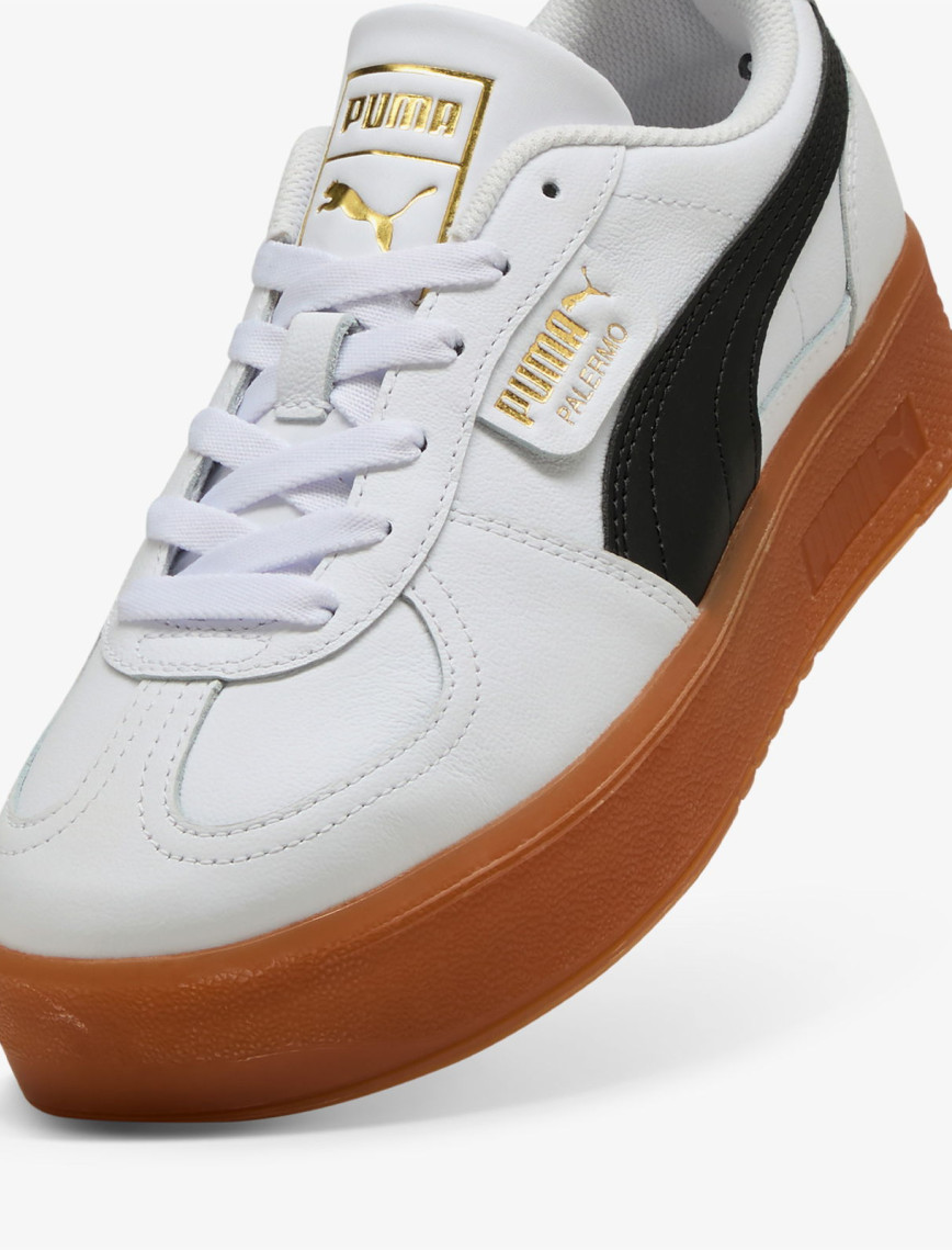 Puma Palermo Elevata Lth Wns Kadın Beyaz Spor Ayakkabı Puma Palermo Elevata Lth Wns Kadın Beyaz Spor Ayakkabı