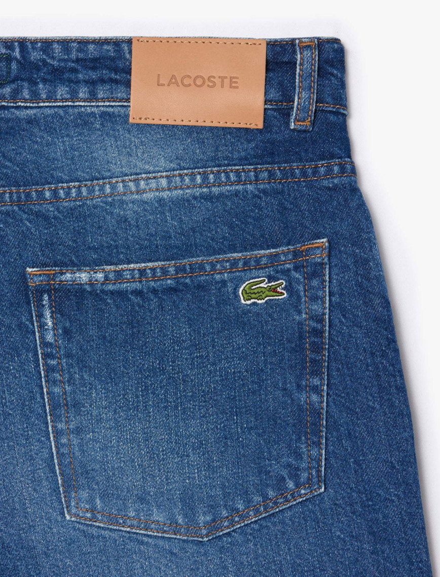 Lacoste Erkek Straight Fit Lacivert Jean Pantolon Lacoste Erkek Straight Fit Lacivert Jean Pantolon