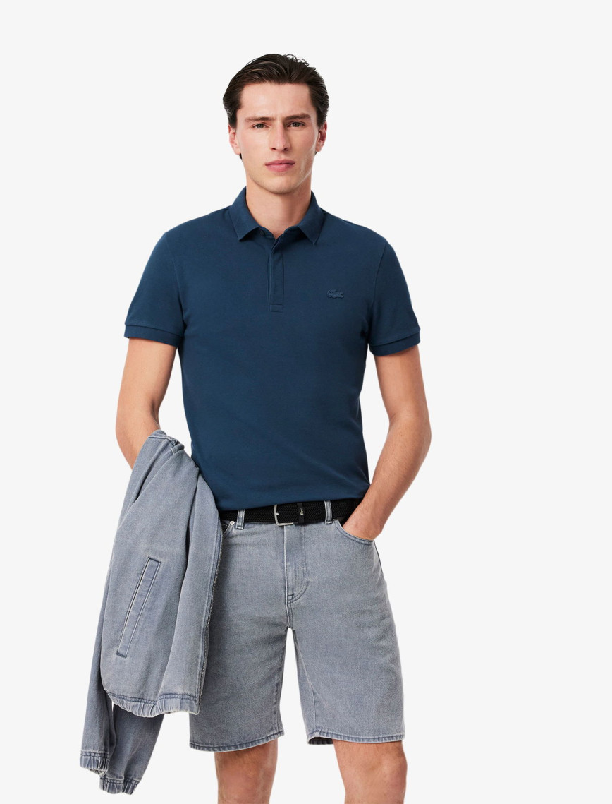Lacoste Paris Erkek Regular Fit Lacivert Polo Lacoste Paris Erkek Regular Fit Lacivert Polo