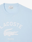 Lacoste Unisex Bisiklet Yaka Baskılı Açık Mavi T-Shirt Lacoste Unisex Bisiklet Yaka Baskılı Açık Mavi T-Shirt