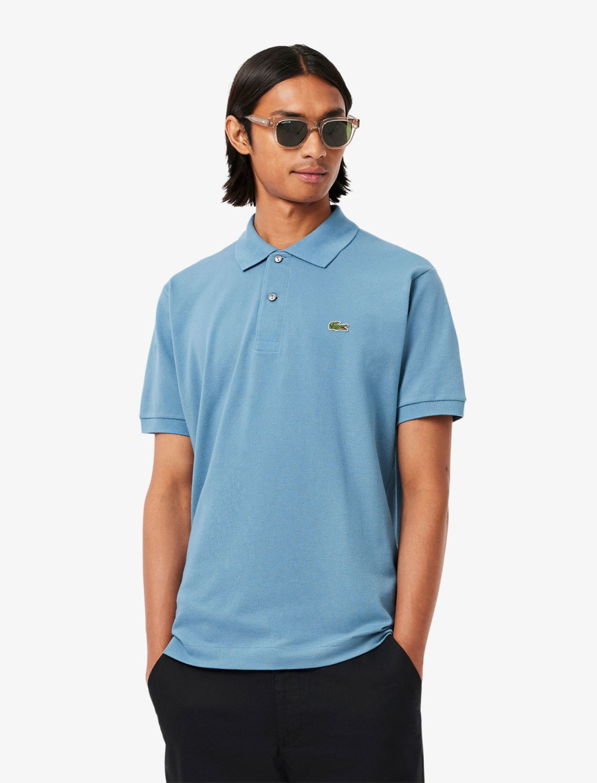 Lacoste L.12.12 Erkek Classic Fit Açık Mavi Polo Lacoste L.12.12 Erkek Classic Fit Açık Mavi Polo