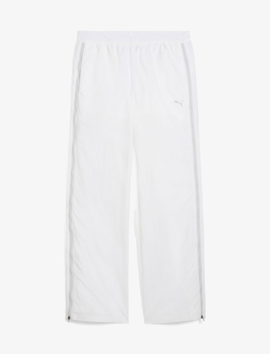 Puma Dare To Relaxed Dokuma Fermuarlı Kadın Beyaz Eşofman Altı Puma Dare To Relaxed Dokuma Fermuarlı Kadın Beyaz Eşofman Altı