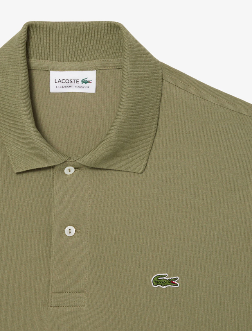 Lacoste L.12.12 Light Erkek Classic Fit Haki Polo Lacoste L.12.12 Light Erkek Classic Fit Haki Polo