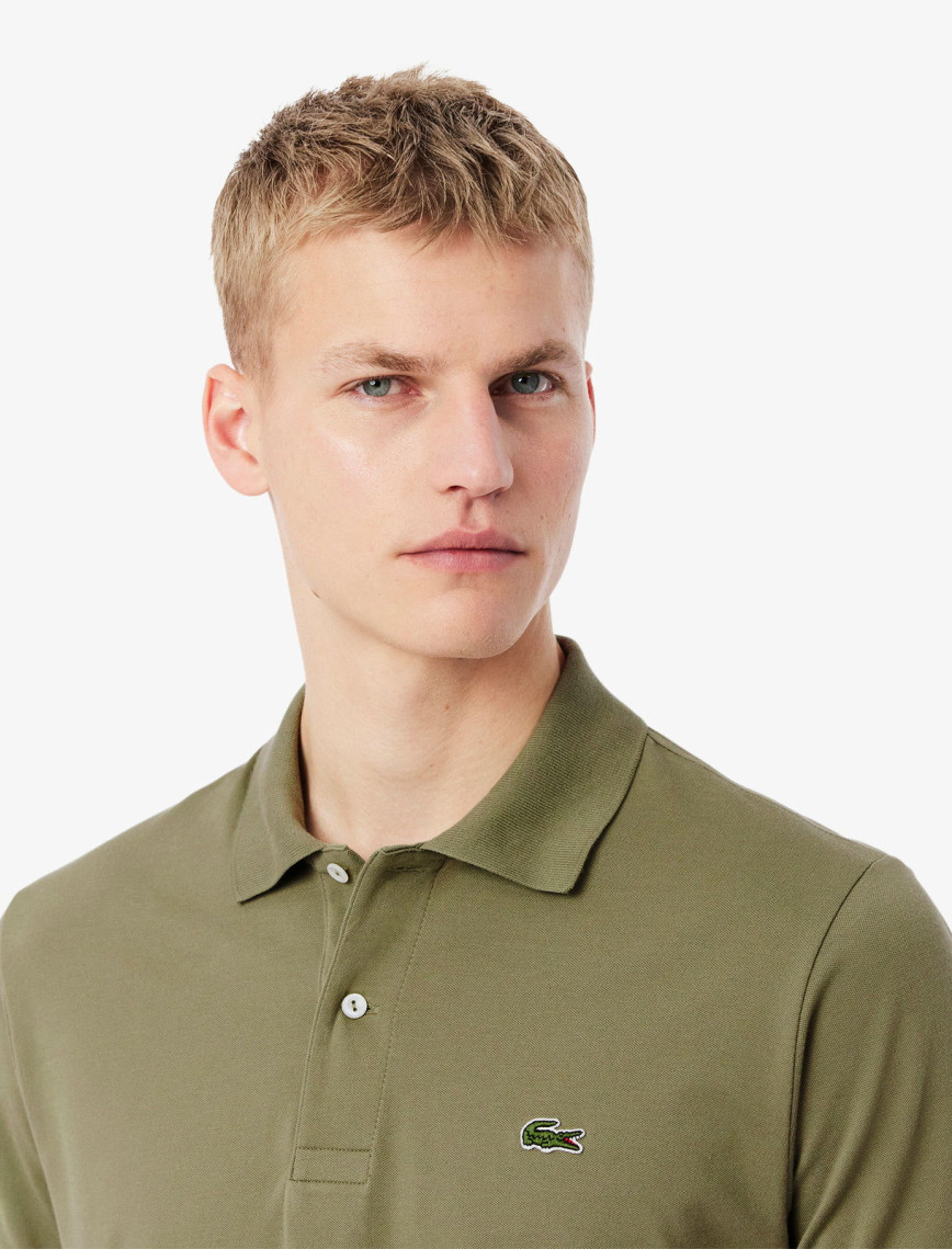 Lacoste L.12.12 Light Erkek Classic Fit Haki Polo Lacoste L.12.12 Light Erkek Classic Fit Haki Polo