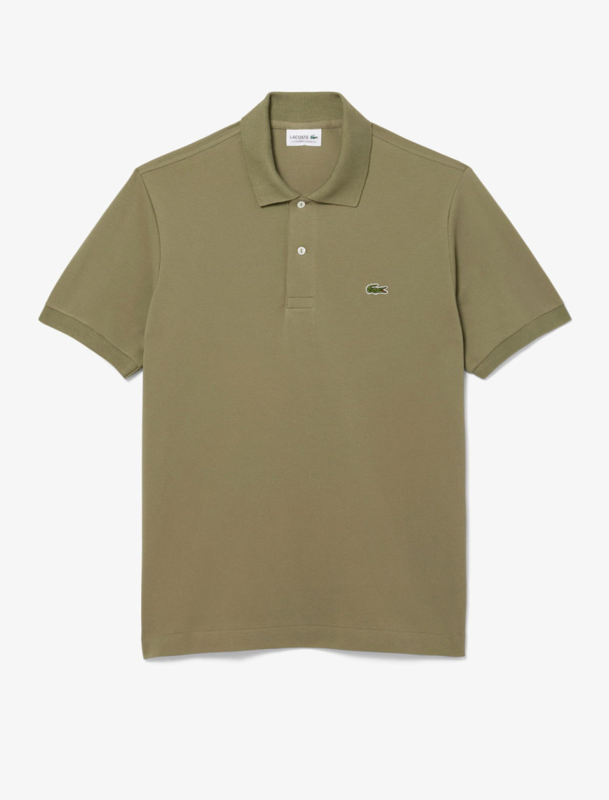Lacoste L.12.12 Light Erkek Classic Fit Haki Polo Lacoste L.12.12 Light Erkek Classic Fit Haki Polo