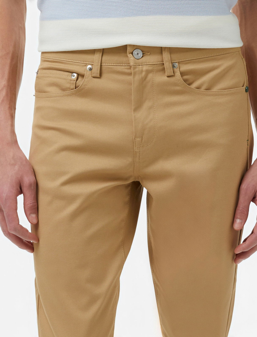 Lacoste Erkek Slim Fit Bej Jean Pantolon Lacoste Erkek Slim Fit Bej Jean Pantolon