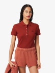Lacoste L.12.D Kadın Slim Fit Bordo Polo Lacoste L.12.D Kadın Slim Fit Bordo Polo