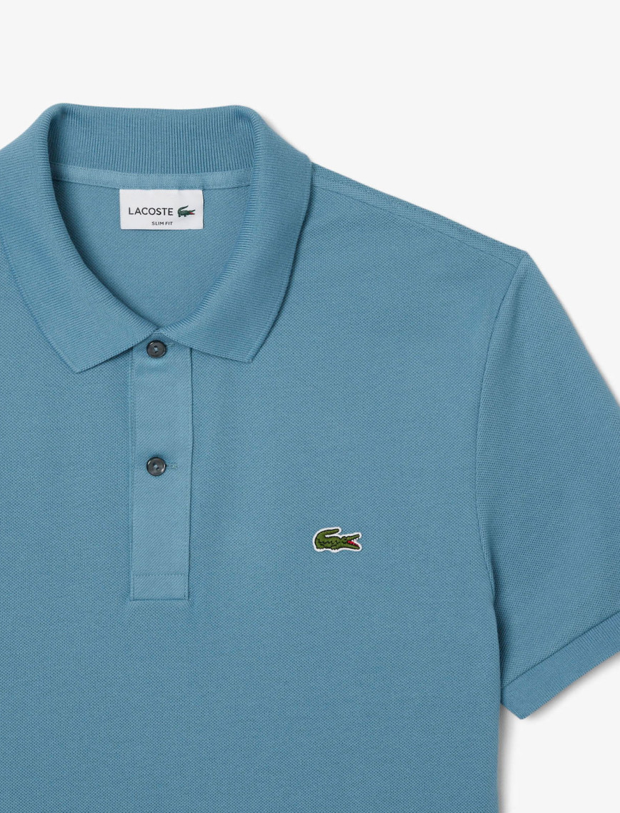 Lacoste L.12.12 Erkek Slim Fit Mavi Polo