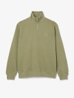 Lacoste Erkek Classic Fit Yarım Fermuarlı Haki Sweatshirt Lacoste Erkek Classic Fit Yarım Fermuarlı Haki Sweatshirt