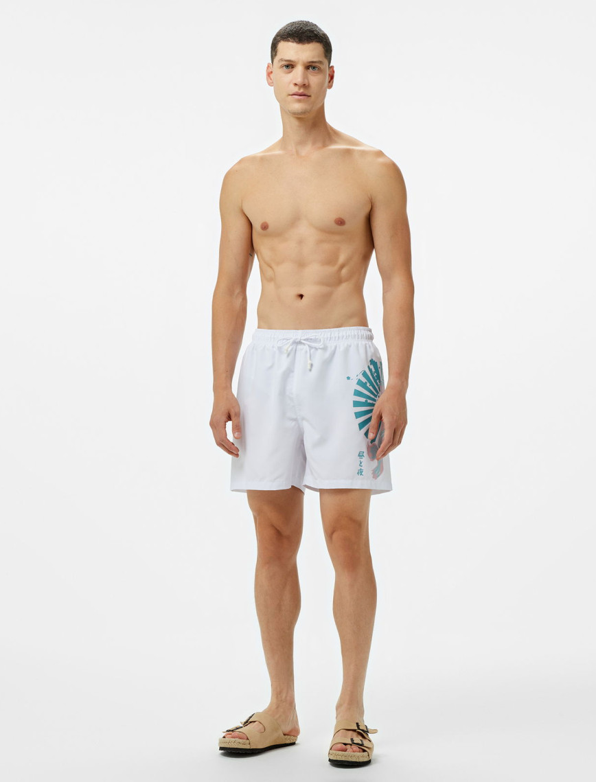 UNITED4 Classic Erkek Lacivert Deniz Şortu