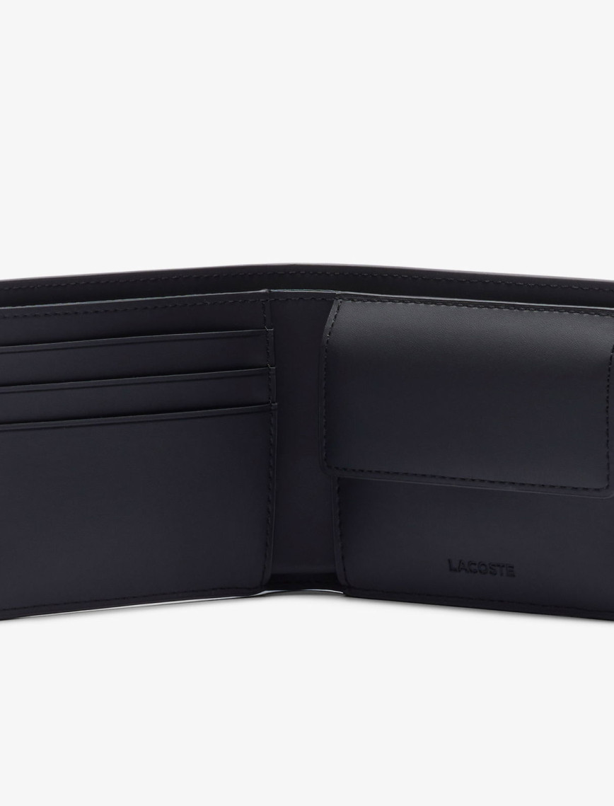 Lacoste The Blend Erkek Monogram Siyah Cüzdan Lacoste The Blend Erkek Monogram Siyah Cüzdan