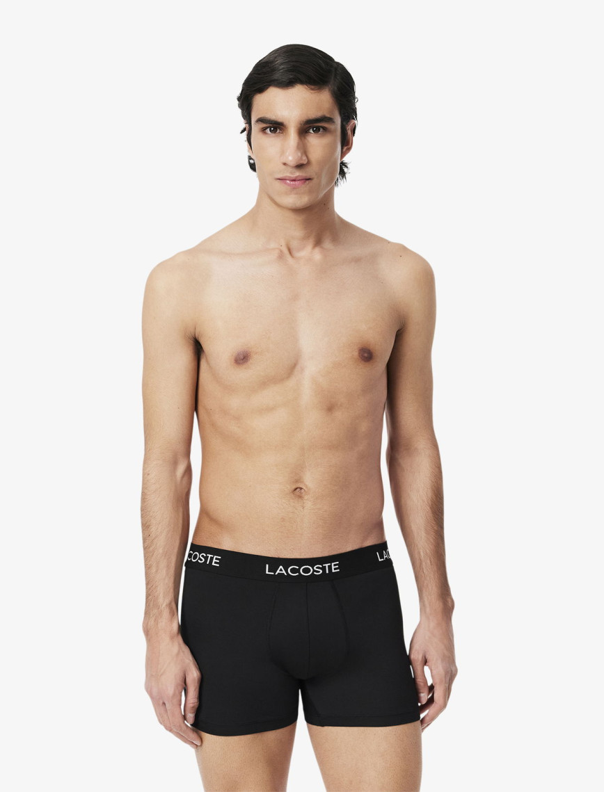 Lacoste Erkek 3'lü Renkli Boxer Lacoste Erkek 3'lü Renkli Boxer