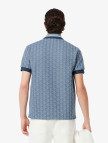 Lacoste Erkek Classic Fit Monogram Mavi Polo